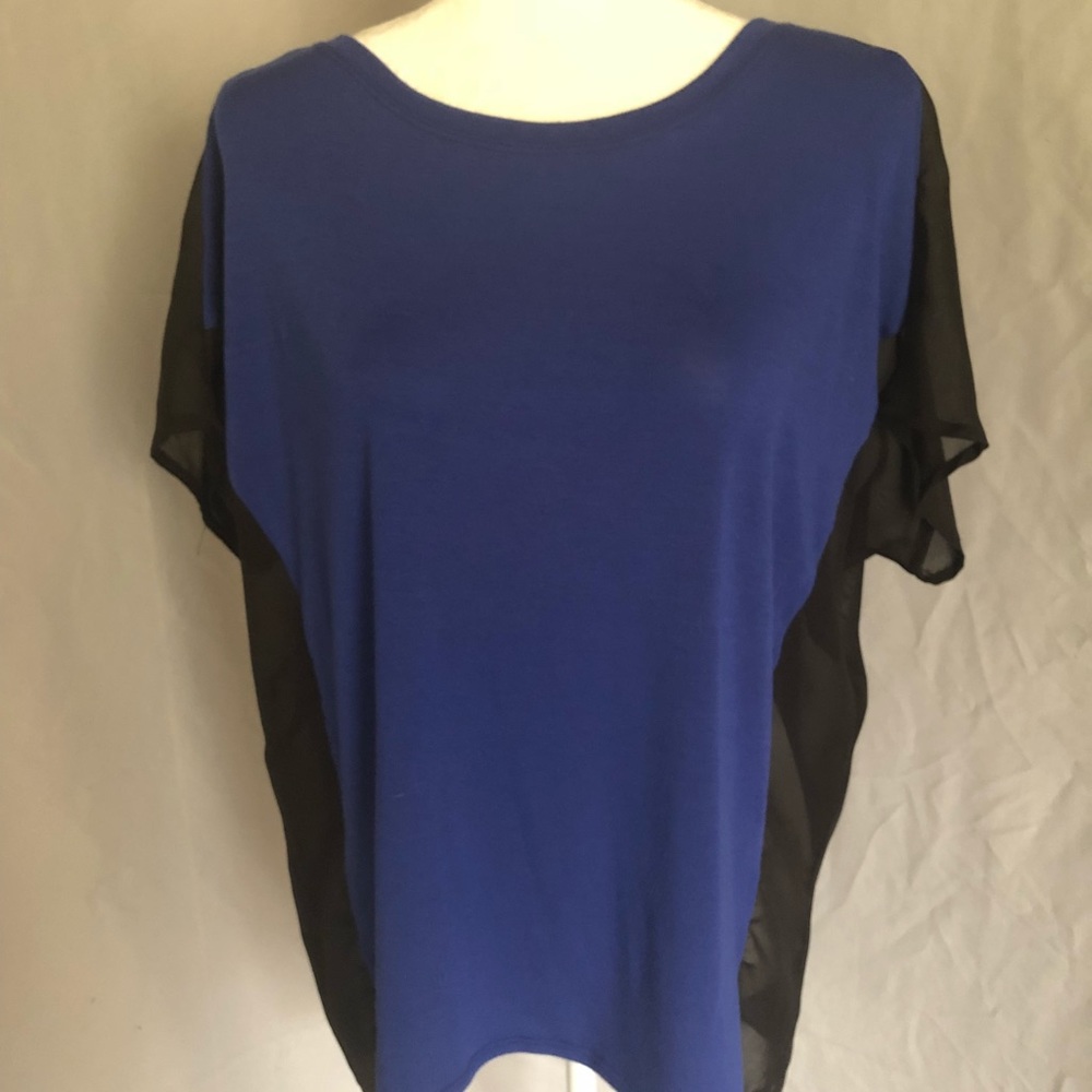 Black & Blue Top